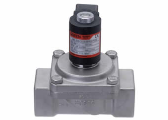 MD Series assisted lift steel solenoid valves