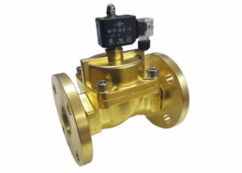 CS Fluid Power NOSAF stean solenoid valve flanged.